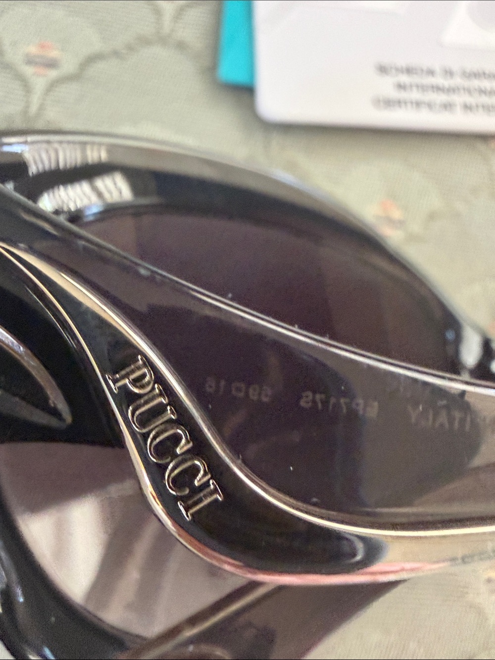 Emilio Pucci Black Gradient Sunglasses Made in Italy. - Picture 7 of 7